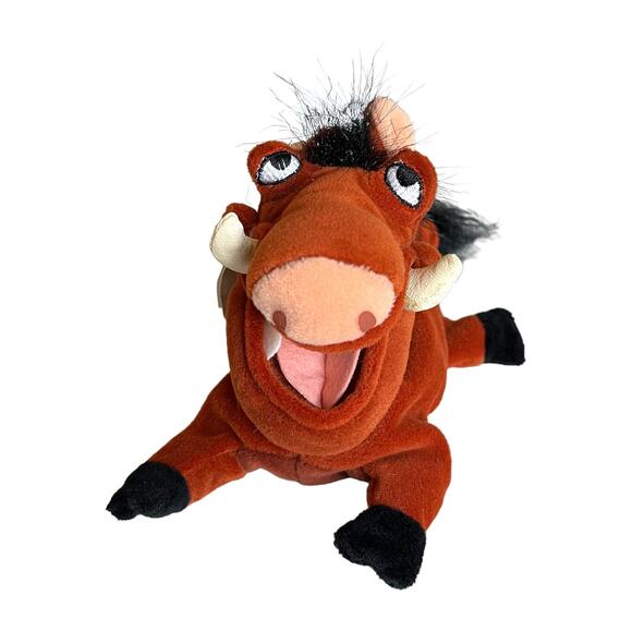 The Disney Store Mini Bean Bag Pumbaa 8" The Lion King - Picture 1 of 9